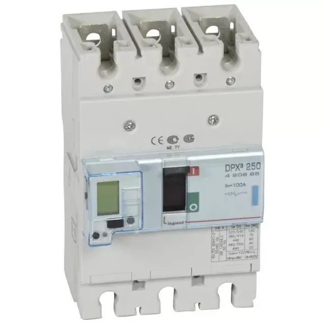 Alacsony ár Legrand 420695 DPX3 250 100A 3P SG 70kA kompakt megszakító ( Legrand 420695 )