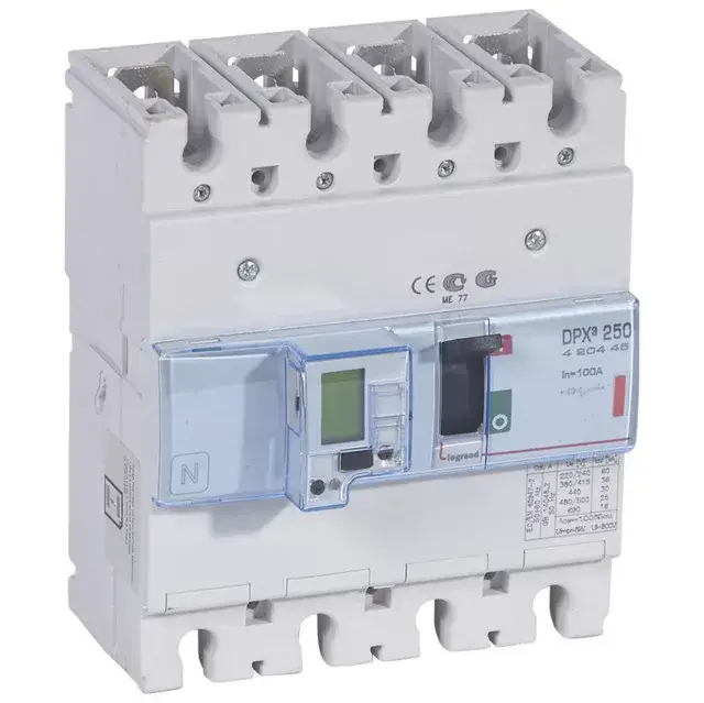 Végkiárusítás Legrand 420445 DPX3 250 100A 4P S2+M 36kA kompakt megszakító ( Legrand 420445 )