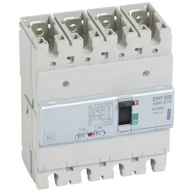 Legrand 420275 DPX3 250 100A 4P termikus mágneses 50kA kompakt megszakító ( Legrand 420275 ) Olcsó