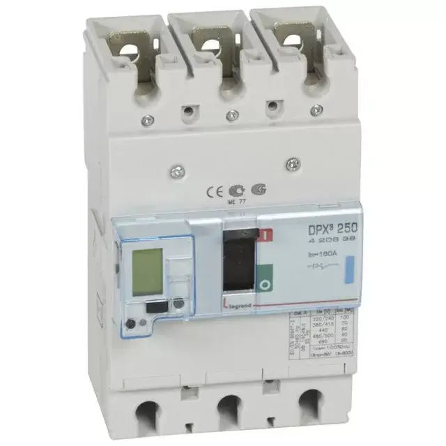 Expressz szállítás Legrand 420638 DPX3 250 160A 3P S2 70kA kompakt megszakító ( Legrand 420638 )