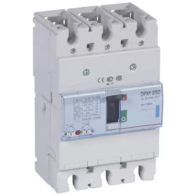 Legrand 420607 DPX3 250 160A 3P termikus mágneses 70kA kompakt megszakító ( Legrand 420607 ) Árcsökkenés