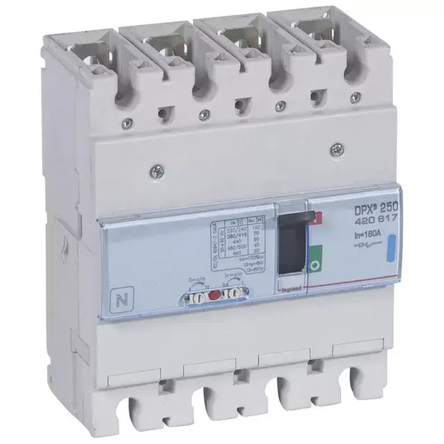 Akciós ár Legrand 420617 DPX3 250 160A 4P termikus mágneses 70kA kompakt megszakító ( Legrand 420617 )