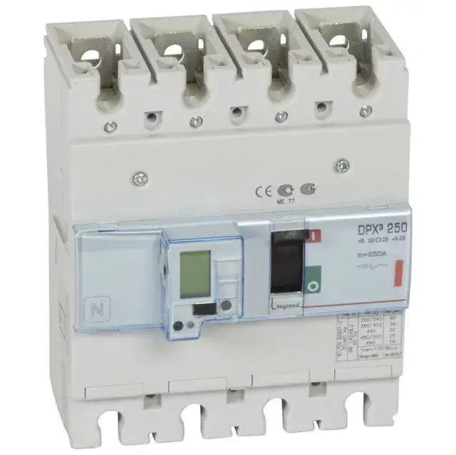 Prémium Legrand 420349 DPX3 250 250A 4P S2 36kA kompakt megszakító ( Legrand 420349 )