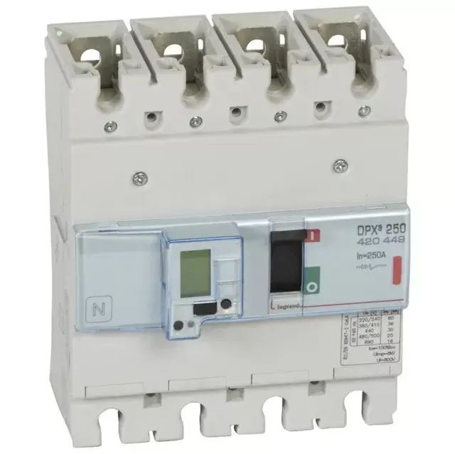 Legrand 420449 DPX3 250 250A 4P S2+M 36kA kompakt megszakító ( Legrand 420449 ) Kiárusítás