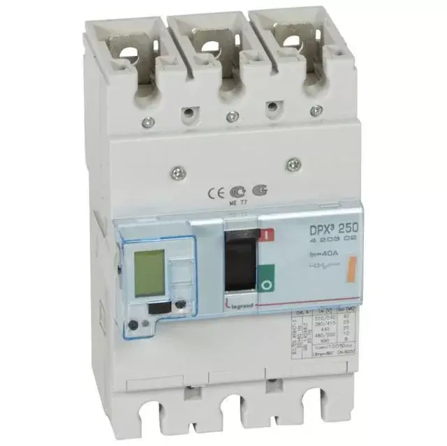Legrand 420302 DPX3 250 40A 3P S2 25kA kompakt megszakító ( Legrand 420302 ) Végkiárusítás