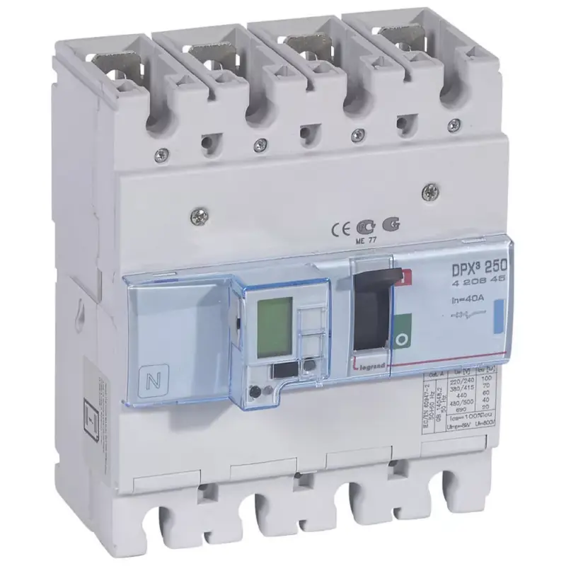 Végkiárusítás Legrand 420702 DPX3 250 40A 4P SG 70kA kompakt megszakító ( Legrand 420702 )