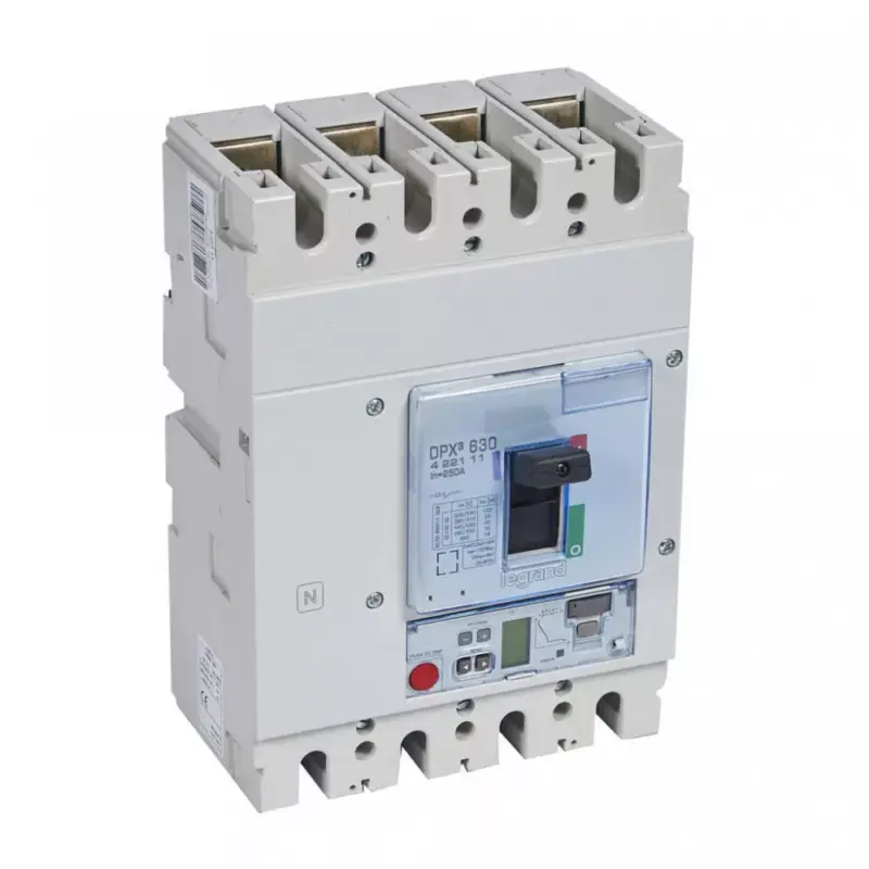 Legrand 422111 DPX3 630 kompakt megszakító S2+mérés 4P 250A 50kA ( Legrand 422111 ) Vásárlói kedvenc