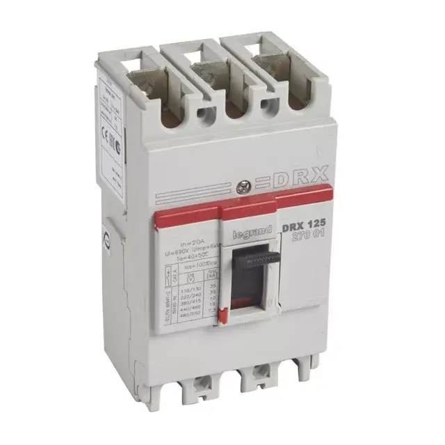 Expressz kézbesítés Legrand 027001 DRX100 3P 10 kA 20A t.m. kompakt megszakító ( Legrand 027001 )