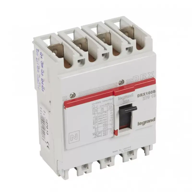 Csak ma Legrand 027013 DRX100 4P 10 kA 30A t.m. kompakt megszakító ( Legrand 027013 )
