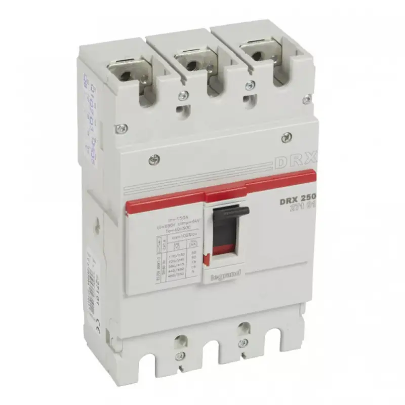 Biztonságos fizetés Legrand 027101 DRX250 3P 18 kA 150A t.m. kompakt megszakító ( Legrand 027101 )