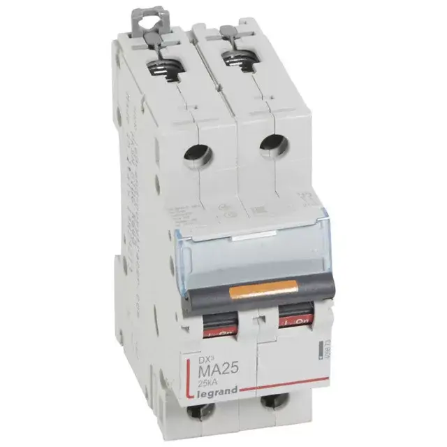 Legrand 409873 DX3 kismegszakító 25kA 2P 230/400V~ MA25 ( Legrand 409873 ) Árcsökkenés