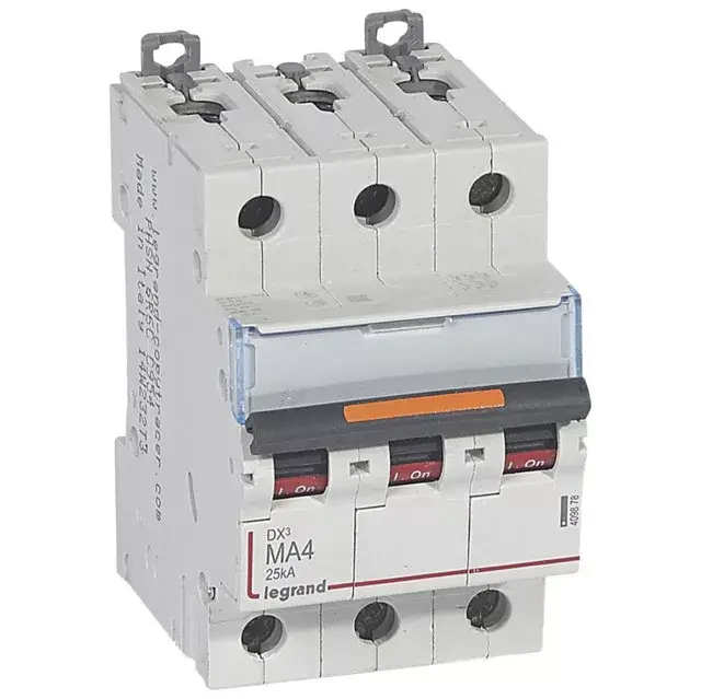 Rendeld meg most Legrand 409878 DX3 kismegszakító 25kA 3P 400V~ M4 ( Legrand 409878 )