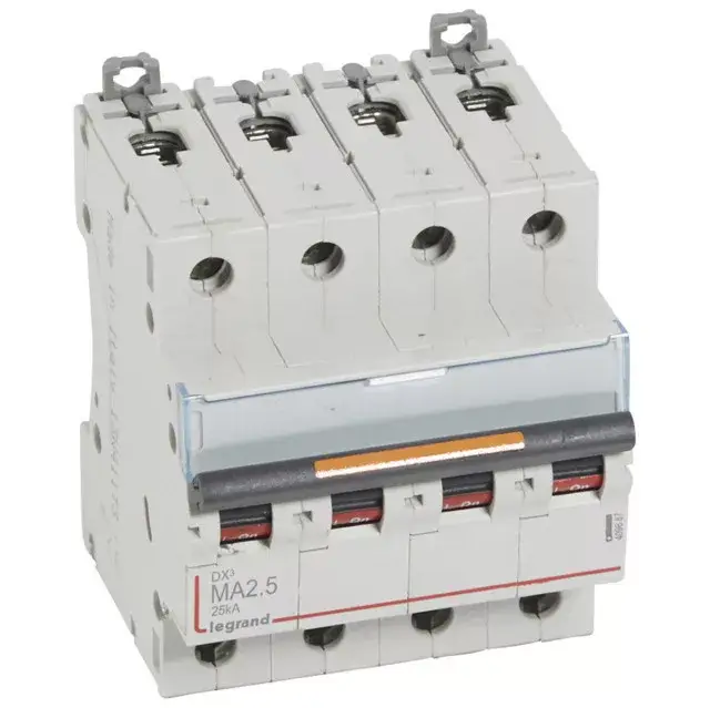 Újdonság Legrand409887 DX3 kismegszakító 25kA 4P 400V~ MA2,5 ( Legrand409887 )