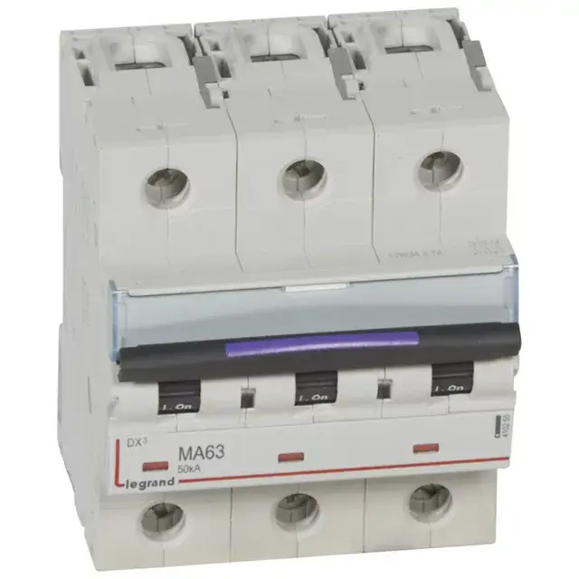 Exkluzív ajánlat Legrand 410255 DX3 kismegszakító 50kA 3P 400V~ MA63 ( Legrand 410255 )