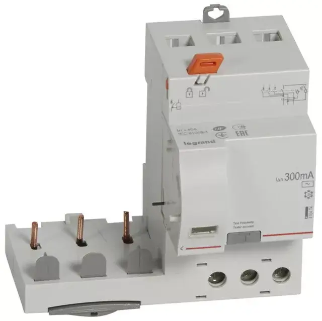 Legrand 410474 DX3 áramvédő relé 3P 400V~ AC 40A 300mA ( Legrand 410474 ) Különleges ajánlat