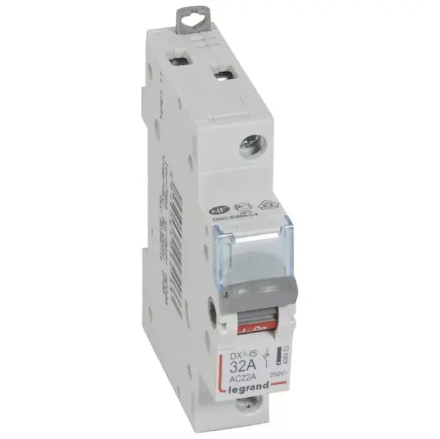 Legrand 406403 DX3-I terheléskapcsoló 1P 32A ( Legrand 406403 ) Alacsony ár