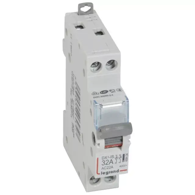 Biztonságos fizetés Legrand 406434 DX3-I terheléskapcsoló 2P 32A ( Legrand 406434 )