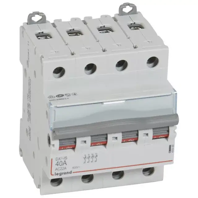 Utolsó esély Legrand 406480 DX3-I terheléskapcsoló 4P 40A ( Legrand 406480 )