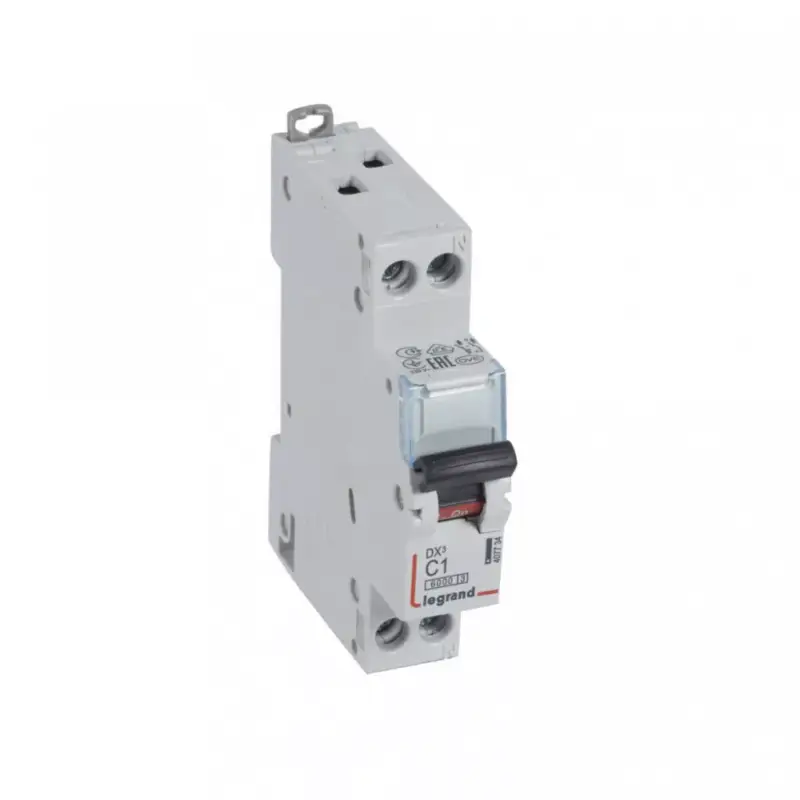 Legrand 407734 DX3 kismegszakító 1P+N C1 6000A/10kA ( Legrand 407734 ) Vásárlói kedvenc