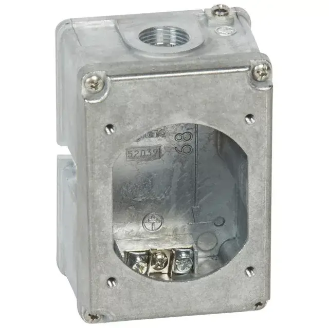 Olcsó Legrand 052039 Hypra fém alapdoboz IP44 162 beépíthető aljzathoz ( Legrand 052039 )