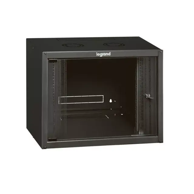 Rendeld meg most Legrand 646201 fali rackszekrény 19'' 9U MAG: 494 SZÉL: 600 MÉLY: 400 antracit egyrészes üvegajtós készre szerelet MAX: 27 kg Linkeo ( Legrand 646201 )