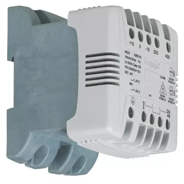 Biztonságos fizetés Legrand 044264 vez. és lev. transzformátor 230-400V / 115-230 V 160VA ( Legrand 044264 )
