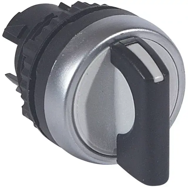 Legrand 023913 Osmoz forgatókaros 2 állású visszaugrós kapcsoló - fekete ( Legrand 023913 ) Kedvezmény