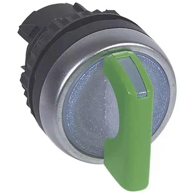 Legrand 024042 Osmoz forgatókaros 2 fix állású világító kapcsoló 90°- zöld ( Legrand 024042 ) Szuper akció