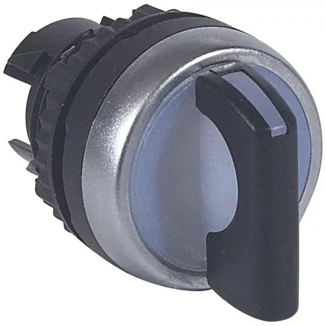 Legrand 024059 Osmoz forgatókaros 3 állású visszaugrós világító kapcsoló - fekete ( Legrand 024059 ) Népszerű