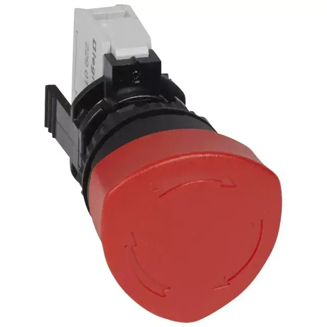 Legrand 023720 Osmoz vészleállító gomb reteszoldás forgatással - Ny - piros Ø40 ( Legrand 023720 ) Alacsony ár