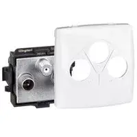 Legrand 086142 Oteo falon kívüli TV-RD-SAT aljzat végzáró, fehér ( Legrand 086142 ) Szuper ajánlat