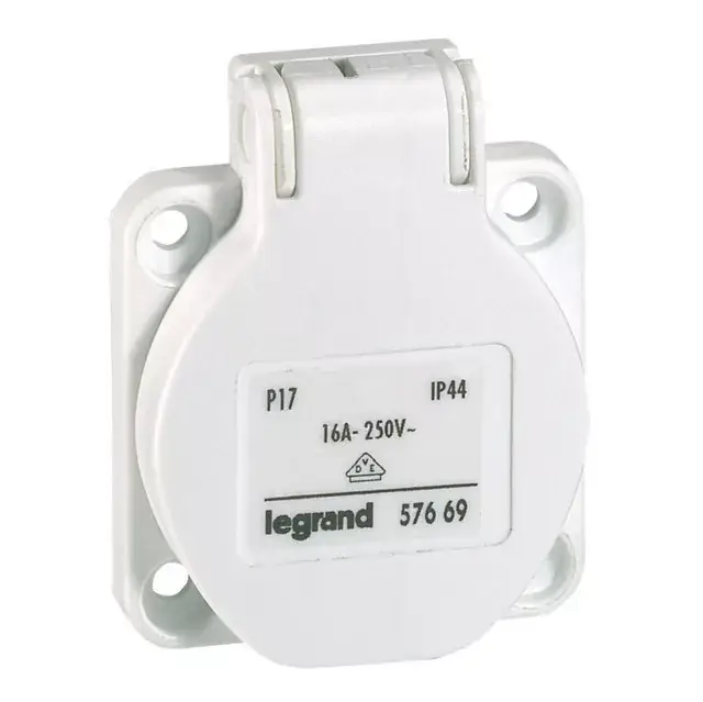 Vásárlói kedvenc Legrand 057669 P17 Tempra háztartási aljzat, fehér IP44 ( Legrand 057669 )