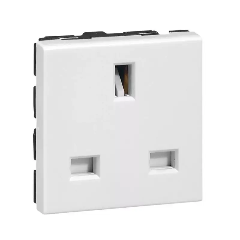 Legrand 077505 Program Mosaic csatlakozó aljzat Brit szabvány, 2m, 13A, fehér ( Legrand 077505 ) Árcsökkenés
