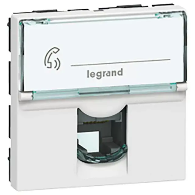 Legrand 078732 Program Mosaic RJ12 aljzat 2m, fehér ( Legrand 078732 ) Különleges ajánlat