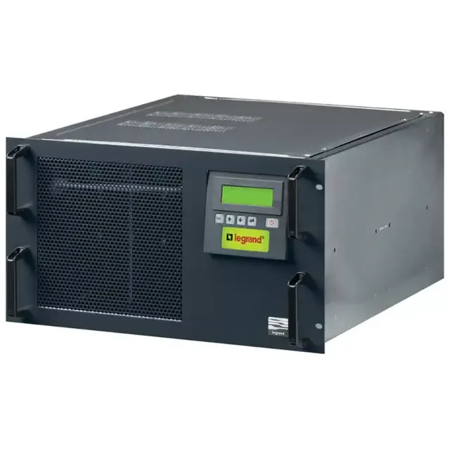 Legrand 310381 MEGALINE 2,5 kVA 13 perc BEM: Schuko/FR dugó KIM: 4xSchuko RS232 online kettős konverziós szünetmentes rack (UPS) ( Legrand 310381 ) Legkelendőbb