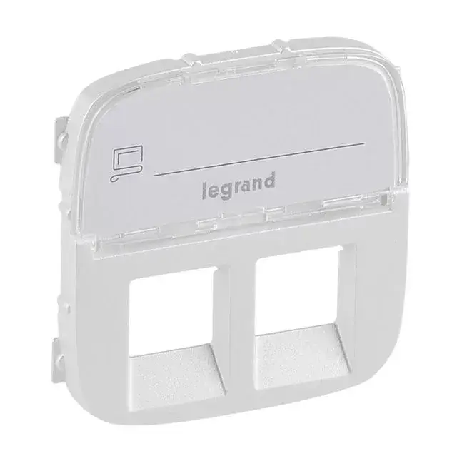 Legrand 755489 Valena Allure 2xRJ11/RJ45 aljzat burkolat címketartóval, Gyöngyház ( Legrand 755489 ) Korlátozott ajánlat