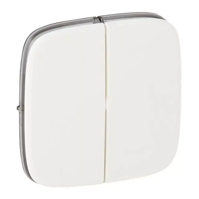 Legrand 755025 Valena Allure Kettős kapcsoló burkolat, Fehér ( Legrand 755025 ) Prémium
