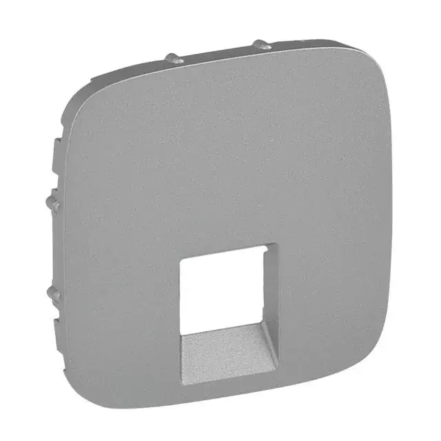 Expressz szállítás Legrand 755417 Valena Allure RJ11/RJ45 aljzat burkolat, Alumínium ( Legrand 755417 )