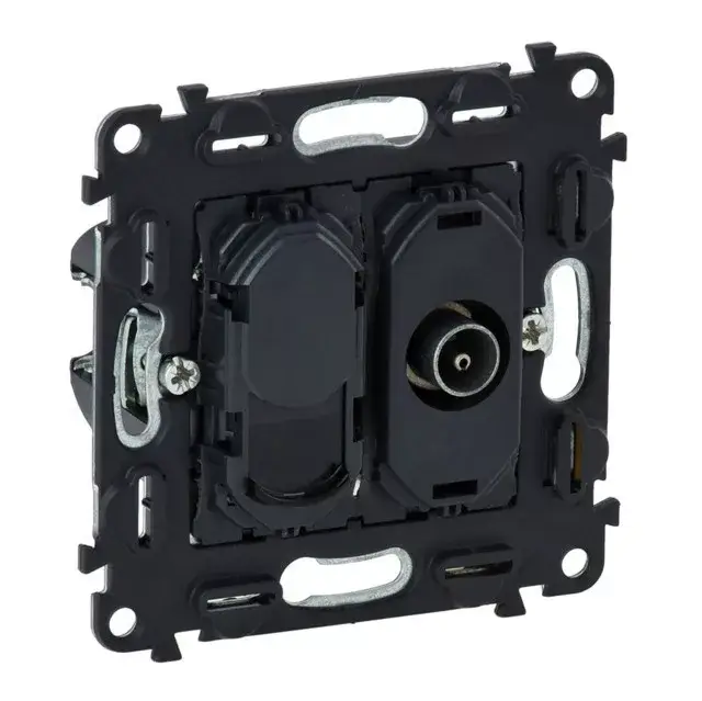 Legrand 753055 Valena InMatic TV csatlakozóaljzat + RJ45 Cat. 6 UTP aljzat mechanizmus ( Legrand 753055 ) Szezonális akció