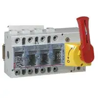 Legrand 022353 Vistop 160A 4P mellső, piros kar/sárga fedlap, terhelésszakaszoló kapcsoló sínre ( Legrand 022353 ) Legnépszerűbb