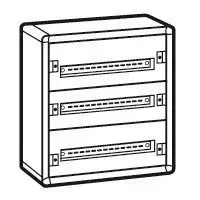 Legrand 020003 XL3 160 3 sor 72 mod fém fali előszerelt elosztószekrény ( Legrand 020003 ) Gyors kiszállítás