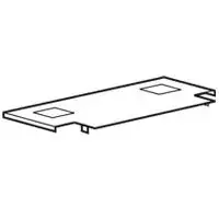 Vedd meg online Legrand 020491 XL3 800 vízszintes elválasztó lap 850mm széles fali és álló elosztószekrényekhez ( Legrand 020491 )