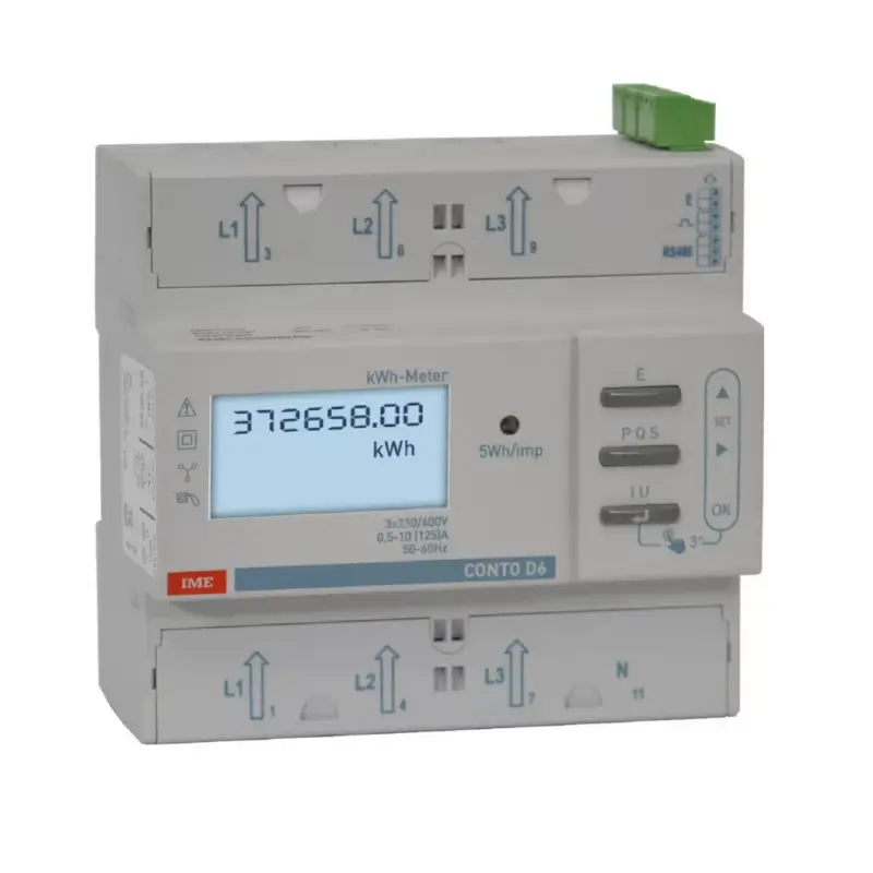 Gyors szállítás Legrand CE6DMID52 CONTO D6 Digitális fogyasztásmérő MID 125A 400V IMP ( Legrand CE6DMID52 )