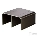 SEVROLL03121 Gemini felső vezetés 3m oliva sötét szálcsiszolt Kedvezményes ár