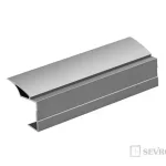 Népszerű SEVROLL 04611 Beta 18mm fogantyú profil 2,70m ezüst