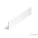 SEVROLL 04054 szögletvas 17x11mm 2,35m fényes fehér Újdonság