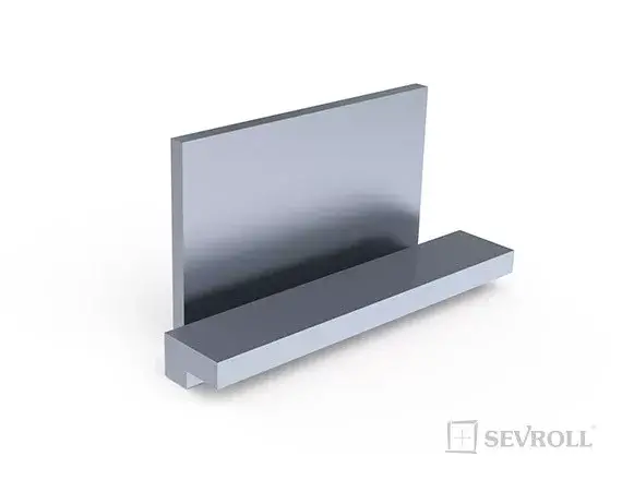 SEVROLL 20298Pax végzáró profilhoz (4 db) ezüst Kiárusítás