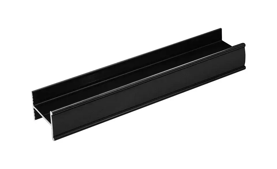 SEVROLL 05294 összekötő profil H18 3m fényes fekete Prémium