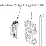 IC-görgő szett Standard/Classic 1 ajtószárny Kihagyhatatlan ajánlat