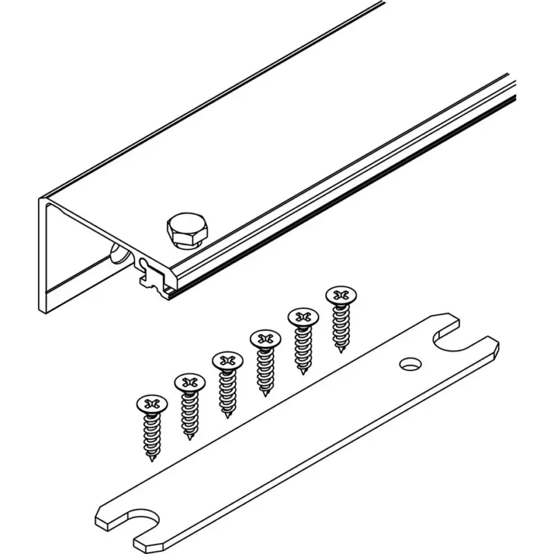 Szuper ajánlat HAWA 23221 Concepta összekötő profil 55mm, 650 mm